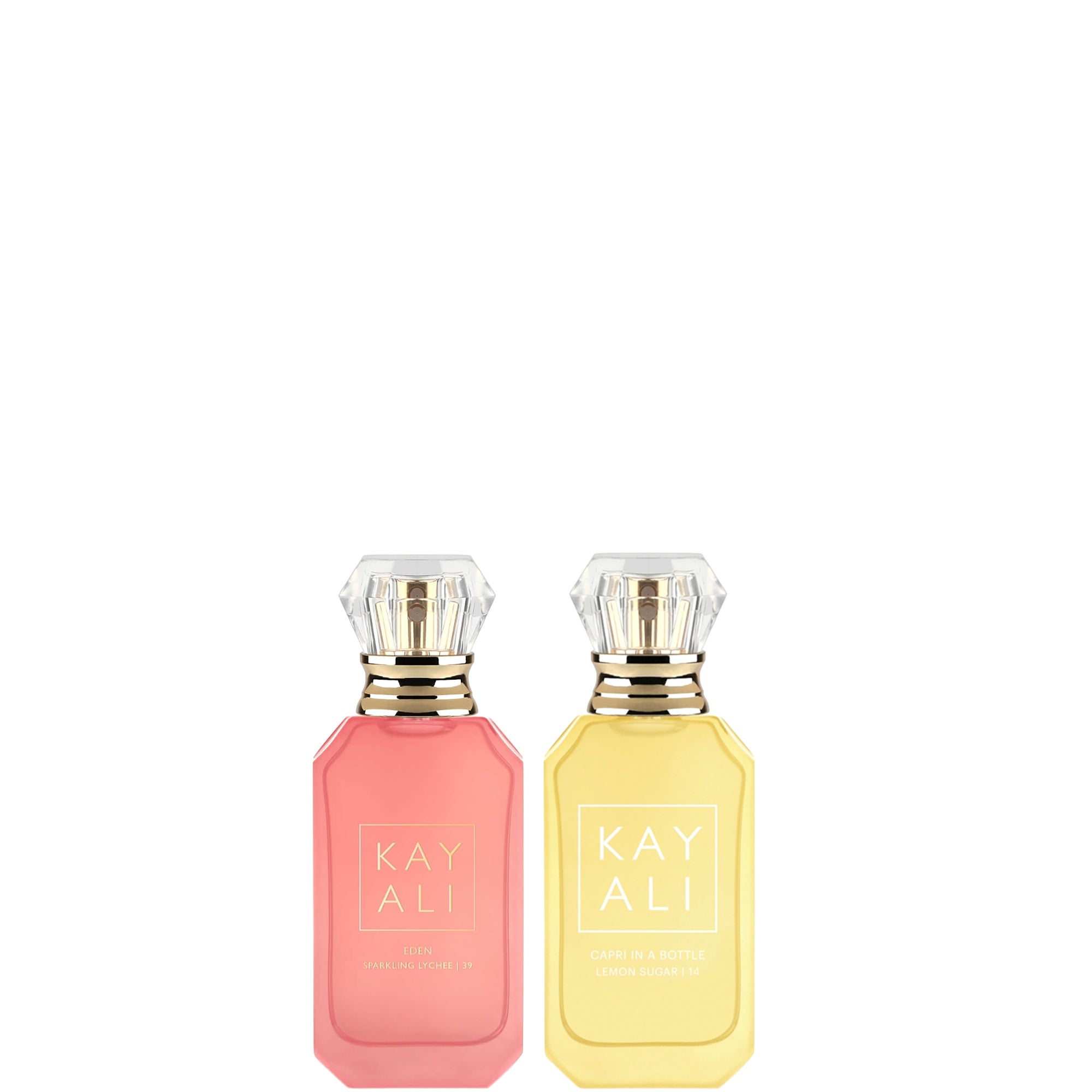 KAYALI — KAYALI Lychee Lemonade 10ml (Eden Sparkling Lychee | 39 + Capri in a Bottle Lemon Sugar | 14)