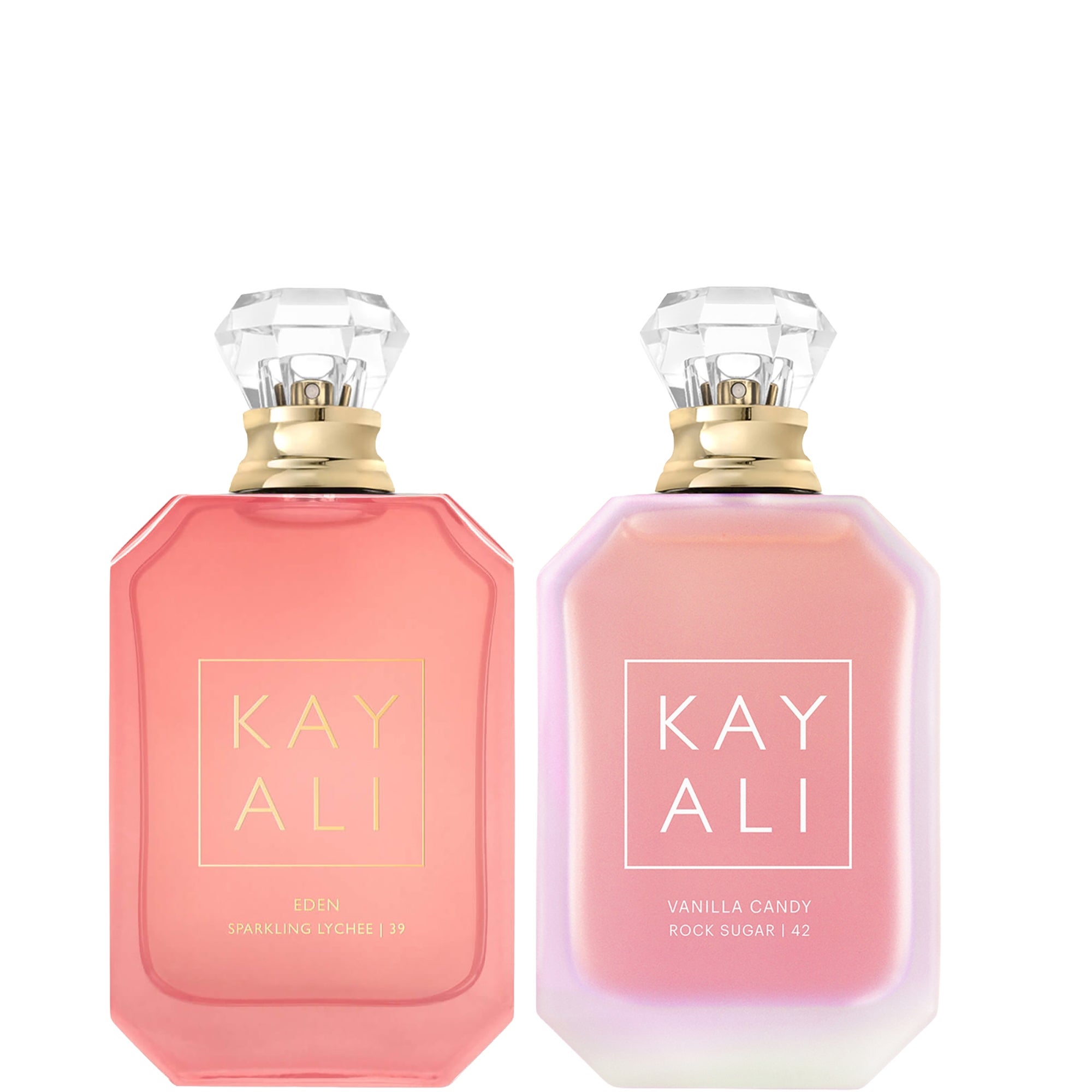 KAYALI — KAYALI Tutti Fruity Cotton Candy 50ml (Eden Sparkling Lychee | 39 + Vanilla Candy Rock Sugar | 42)