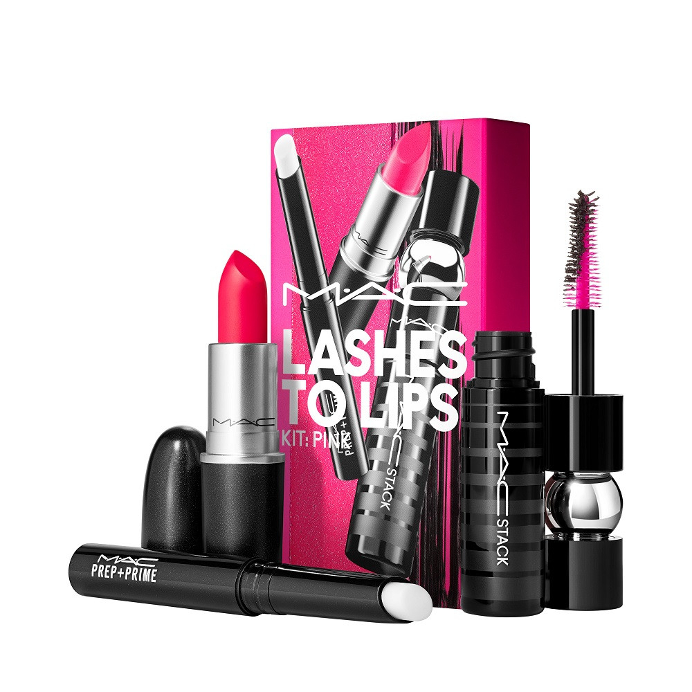 MAC — Lashes to Lips Gift Set: Mascara + Lipstick