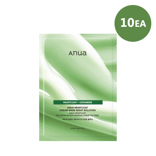 Anua — Anua Heartleaf Cream Mask Night Solution (10ea)