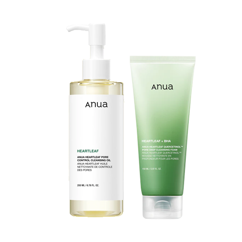 Anua — Anua Heartleaf Double Cleanse Duo (Foam + Oil)